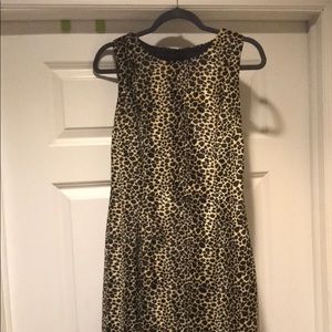 Like new, leopard print velvet dress. Size 8